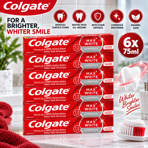 Colgate max white luminous - white,