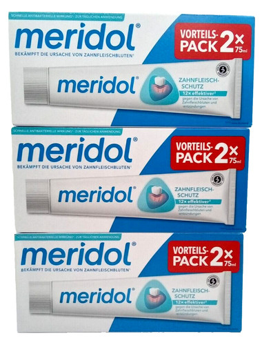 75ml meridol zahnpasta - 6x,
