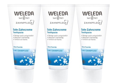 Weleda sole zahncreme 3x75ml - weleda,
