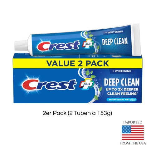 2er pack crest deep clean - crest,