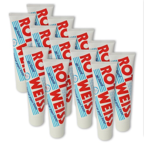 12er pack dental zahncreme rot - pack,